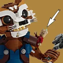 Конструктор LEGO Marvel Ракета та малюк Грут 566 деталей (76282)