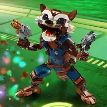 Конструктор LEGO Marvel Ракета и малыш Грут 566 деталей (76282)