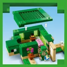 Конструктор LEGO Minecraft Пляжный дом в форме черепахи 234 деталей (21254)