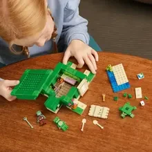 Конструктор LEGO Minecraft Пляжный дом в форме черепахи 234 деталей (21254)
