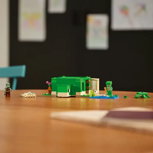 Покупка Конструктор LEGO Minecraft Пляжный дом в форме черепахи 234 деталей (21254)