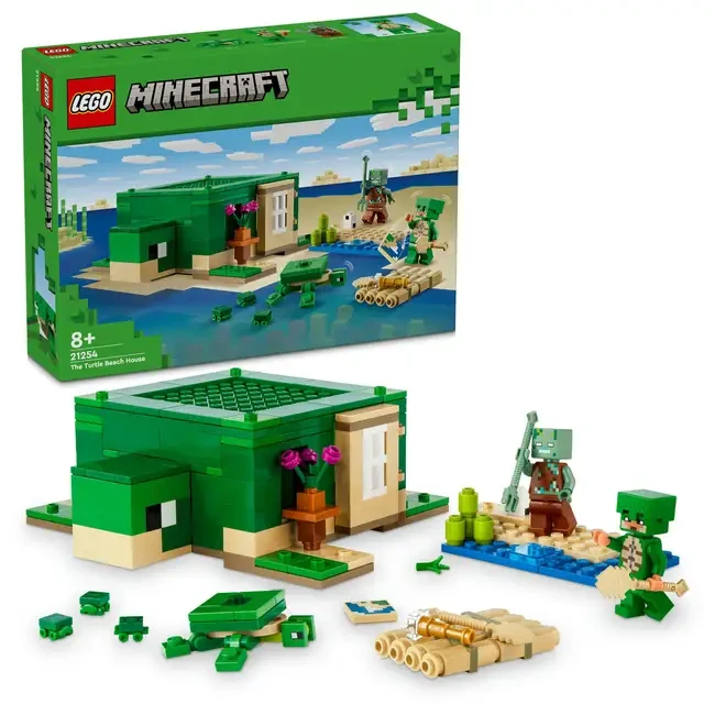 Конструктор LEGO Minecraft Пляжный дом в форме черепахи 234 деталей (21254) Тип классический