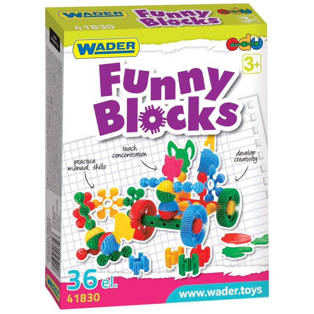 Конструктор WADER Funny blocks 36 елементів (41830)