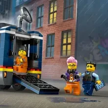 Конструктор LEGO City Пересувна поліцейська криміналістична лабораторія 674 деталей (60418)