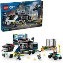 Конструктор LEGO City Пересувна поліцейська криміналістична лабораторія 674 деталей (60418)