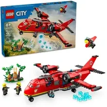 Конструктор LEGO City Пожежний рятувальний літак 478 деталей (60413)