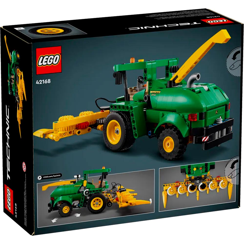 Замовити Конструктор LEGO Technic Кормозбиральний Комбайн John Deere 9700 (42168)