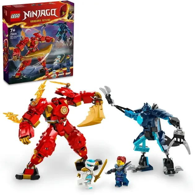 Конструктор LEGO NINJAGO Робот огненной стихии Кая 322 деталей (71808) Тематика герои фильмов и мультфильмов