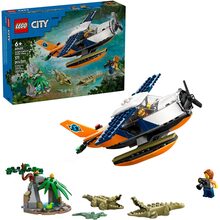 Конструктор LEGO City Водний літак для дослідження джунглів (60425)