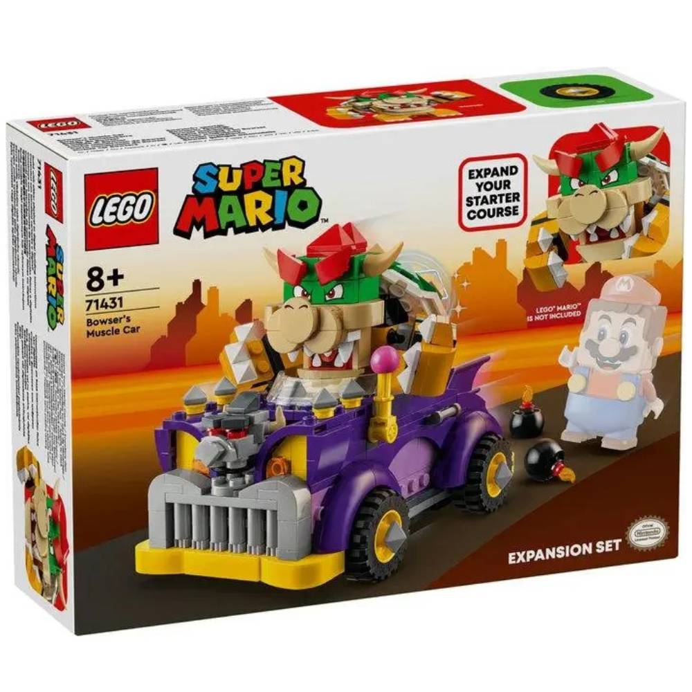 Конструктор LEGO Super Mario Маслкар Bowser. Дополнительный набор (71431)