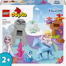 Конструктор LEGO DUPLO Disney Ельза та Бруні в Зачарованому лісі (10418)