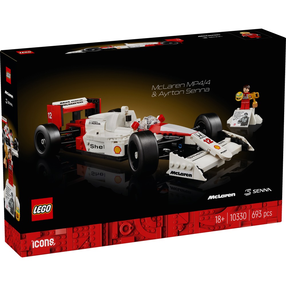 Конструктор LEGO Icons McLaren MP4/4 и Айртон Сенна (10330)