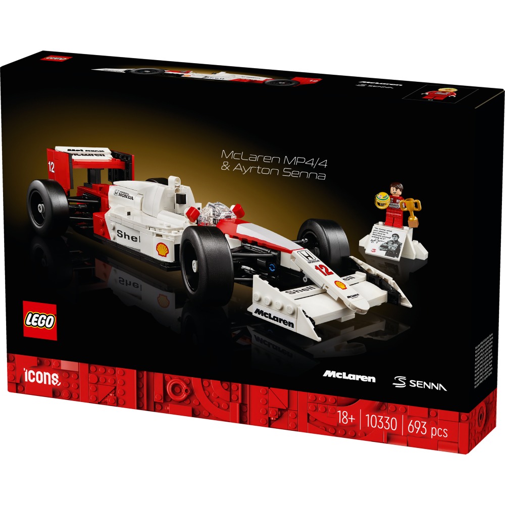 Фото 21 Конструктор LEGO Icons McLaren MP4/4 та Айртон Сенна (10330)