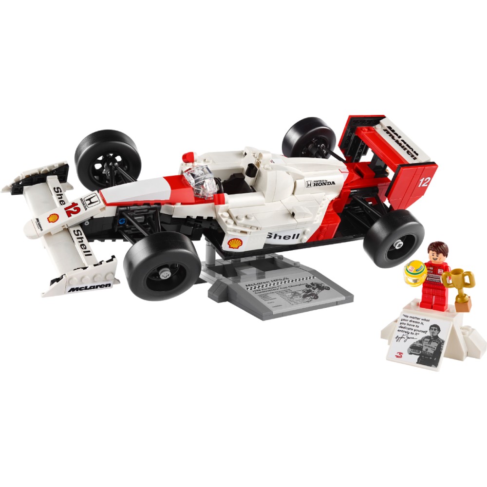 Конструктор LEGO Icons McLaren MP4/4 и Айртон Сенна (10330) Тематика транспорт