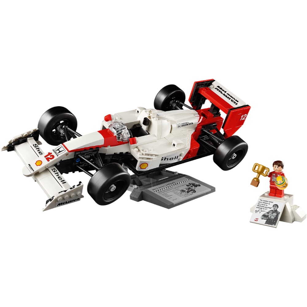 Конструктор LEGO Icons McLaren MP4/4 та Айртон Сенна (10330) Тип транспорту гоночний автомобіль