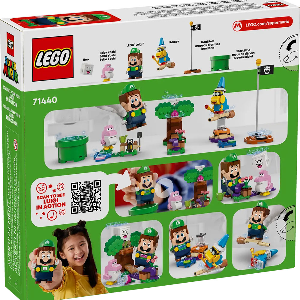 Фото Конструктор LEGO Super Mario Пригоди з інтерактивним Луїджі (71440)