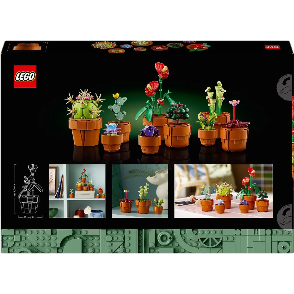 У Фокстрот Конструктор LEGO Icons Маленькі квіти (10329)