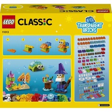 Конструктор LEGO Classic Прозорі кубики для творчості (11013)