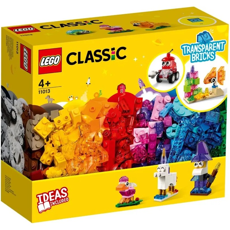 Конструктор LEGO Classic Прозорі кубики для творчості (11013)