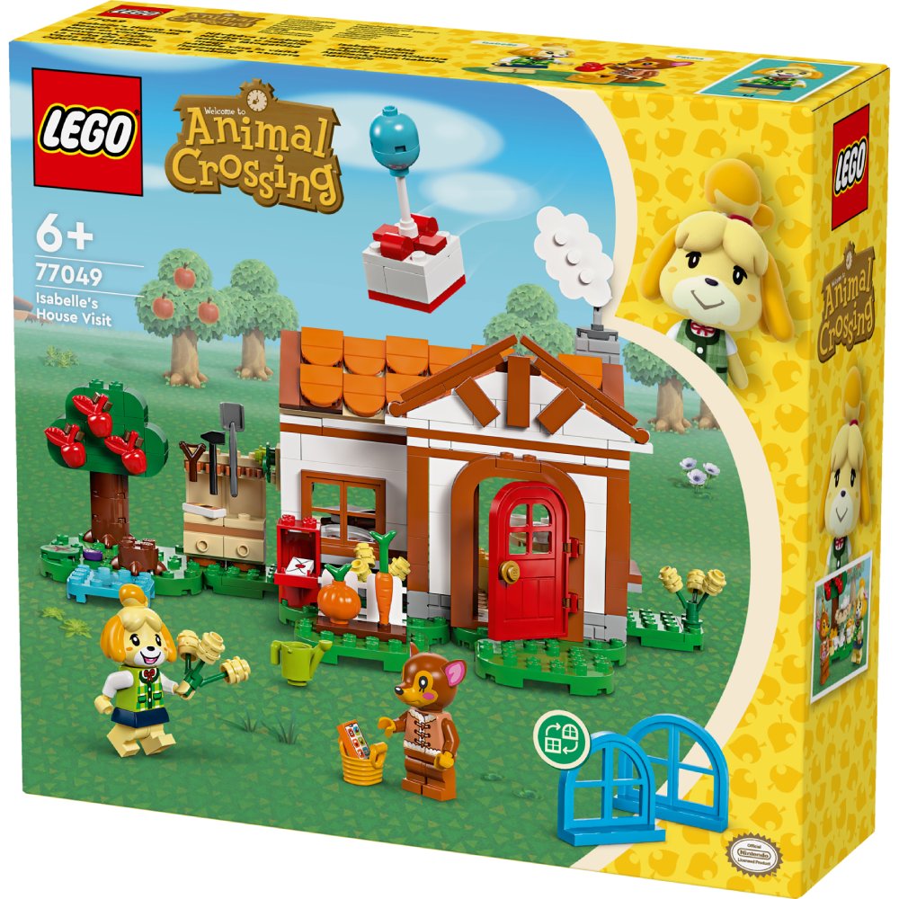 Огляд Конструктор LEGO Animal Crossing Візит у гості до Isabelle (77049)