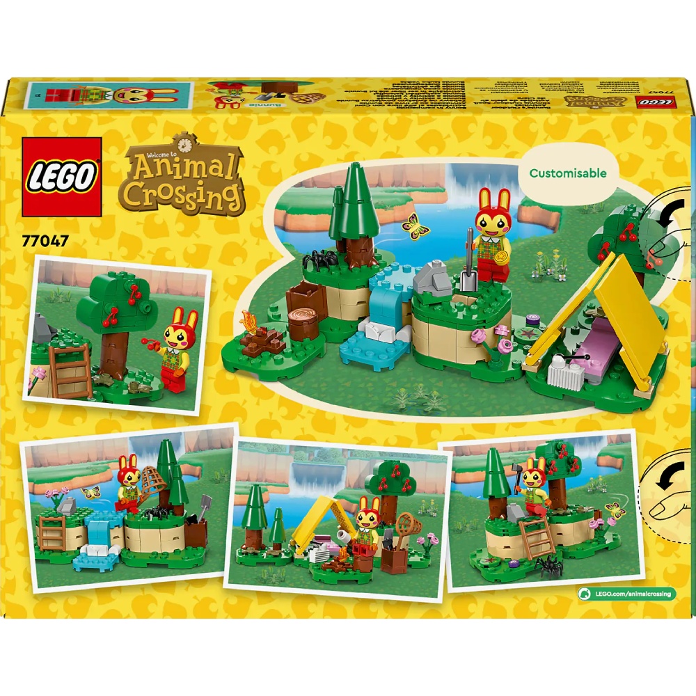 Конструктор LEGO Animal Crossing Активний відпочинок Bunnie 164 деталі (77047) Кріплення блок