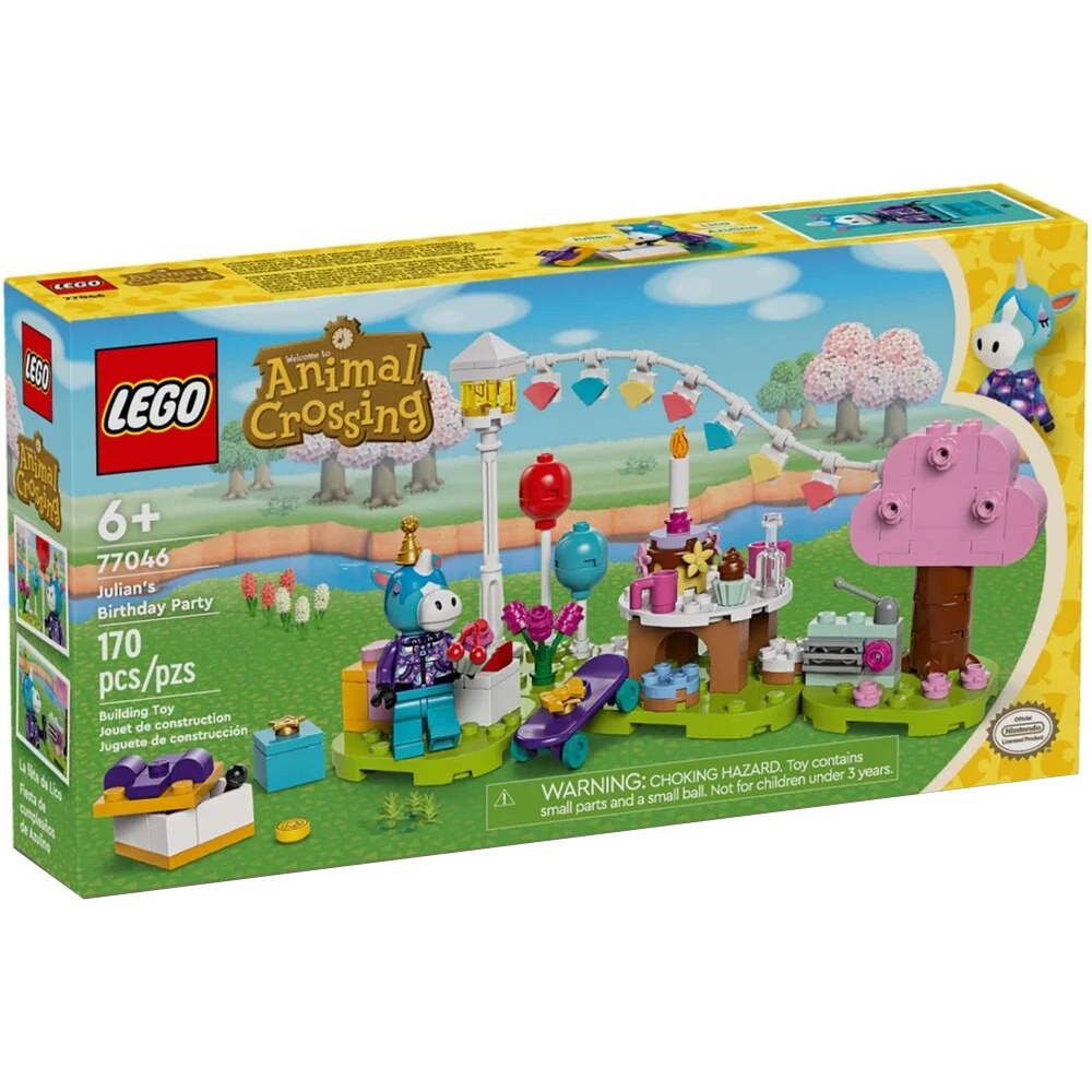 Конструктор LEGO Animal Crossing Вечірка з нагоди дня народження Julian (77046)