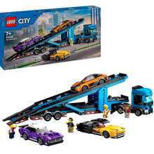 Конструктор LEGO City Вантажівка-транспортер зі спортивними авто (60408)