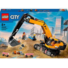 Конструктор LEGO City Желтый строительный экскаватор (60420)