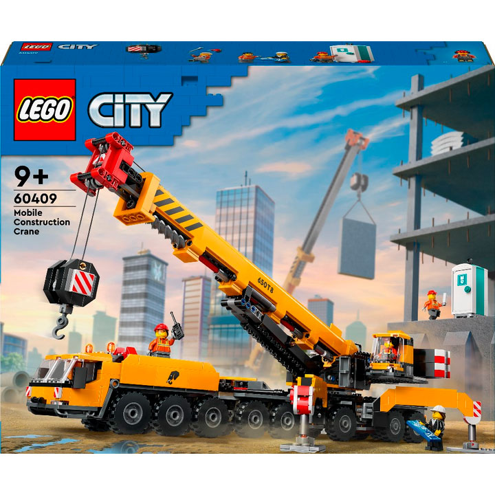 Конструктор LEGO City Жовтий пересувний будівельний кран (60409)