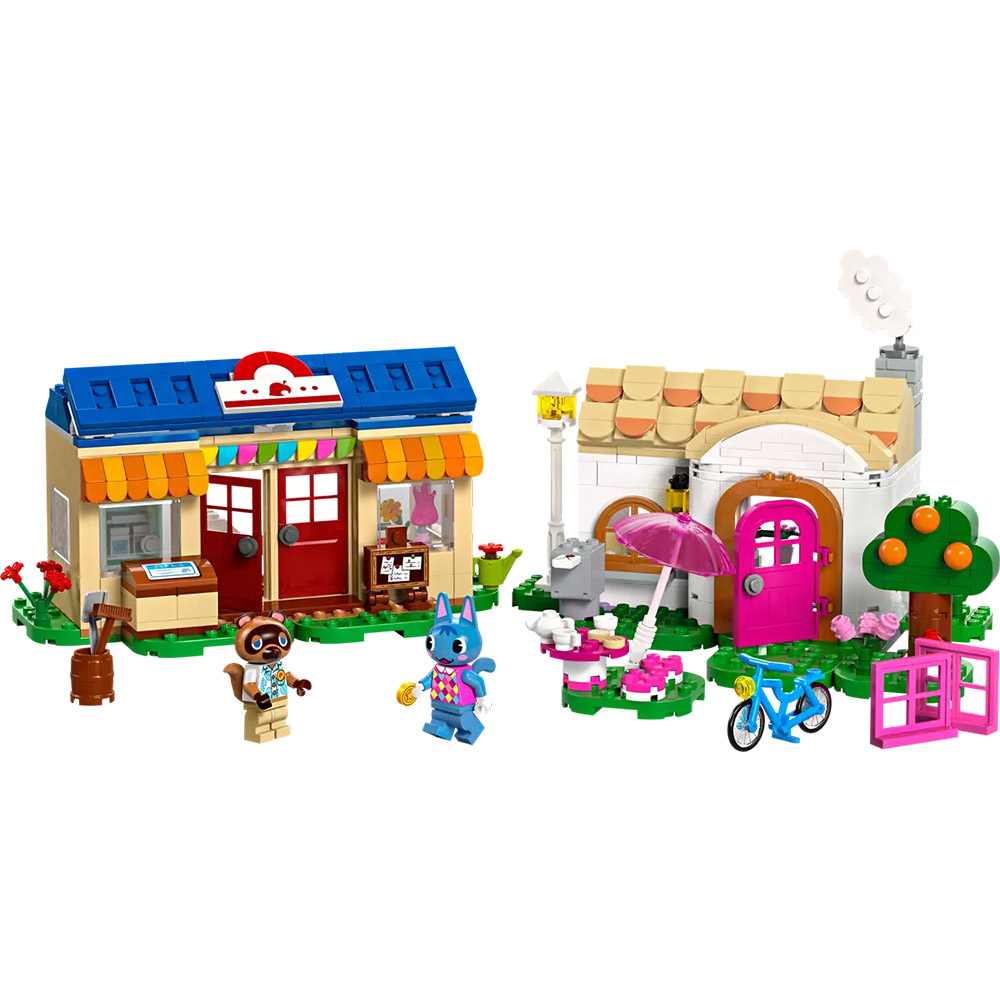 Конструктор LEGO Animal Crossing Кіоск Nook's Cranny та будинок Rosie (77050-) Тип класичний