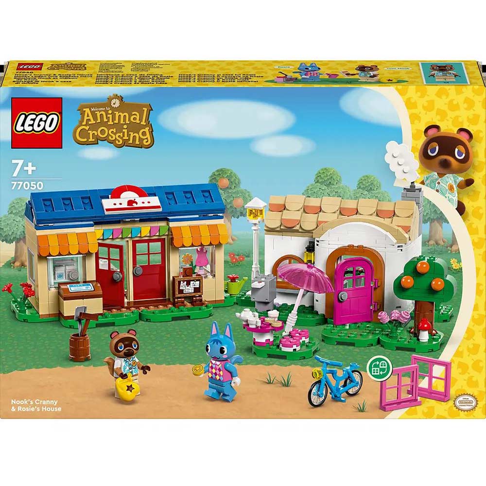 Конструктор LEGO Animal Crossing Кіоск Nook's Cranny та будинок Rosie (77050-)