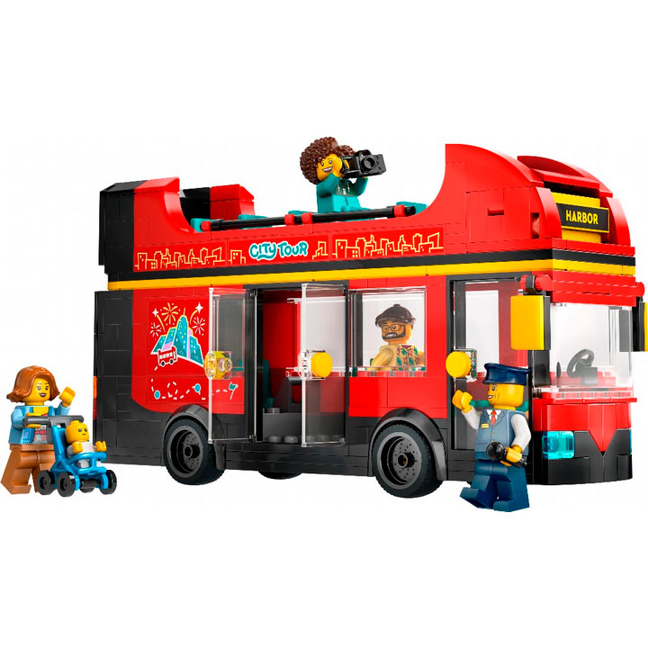 Конструктор LEGO City Червоний двоповерховий екскурсійний автобус (60407) Тип класичний