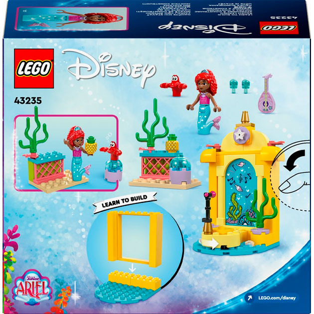 Конструктор LEGO Disney Музична сцена для Аріель (43235) Тематика герої фільмів і мультфільмів