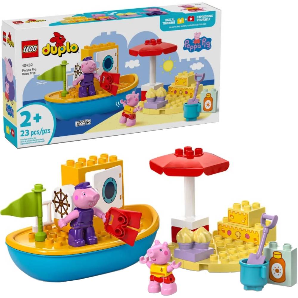 Конструктор LEGO DUPLO Peppa Pig Морська прогулянка Пеппи на човні (10432) Тематика герої фільмів і мультфільмів