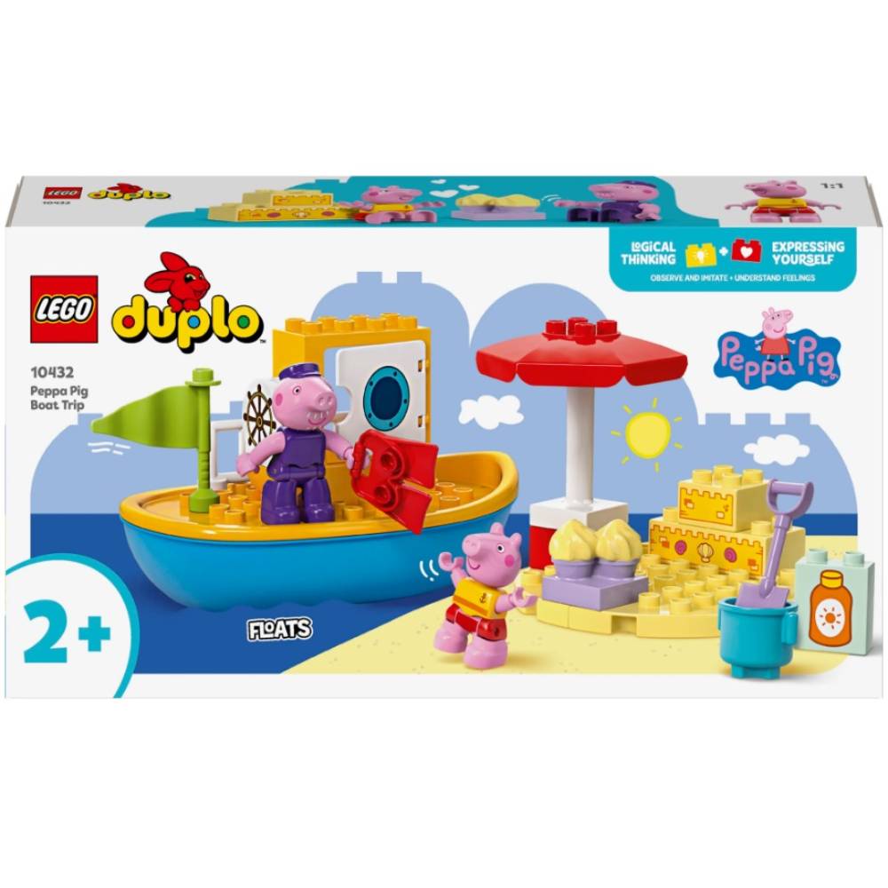 Конструктор LEGO DUPLO Peppa Pig Морська прогулянка Пеппи на човні (10432) Тип класичний