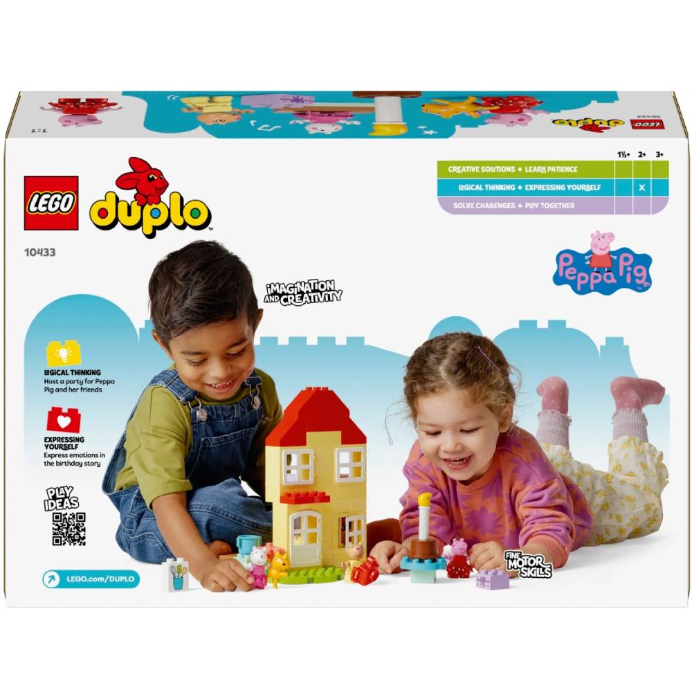 Конструктор LEGO DUPLO Peppa Pig Святковий дім Пеппі (10433) Кріплення блок