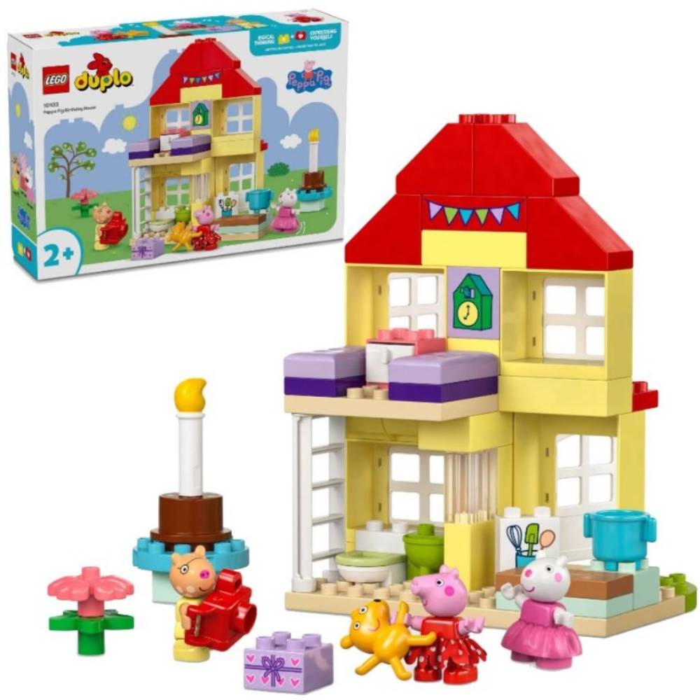 Конструктор LEGO DUPLO Peppa Pig Святковий дім Пеппі (10433) Тип класичний