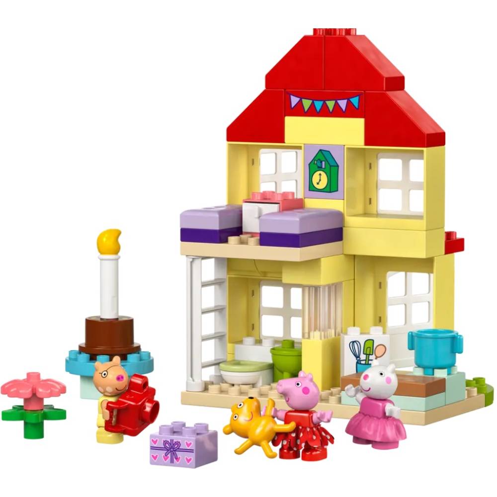 Конструктор LEGO DUPLO Peppa Pig Святковий дім Пеппі (10433)