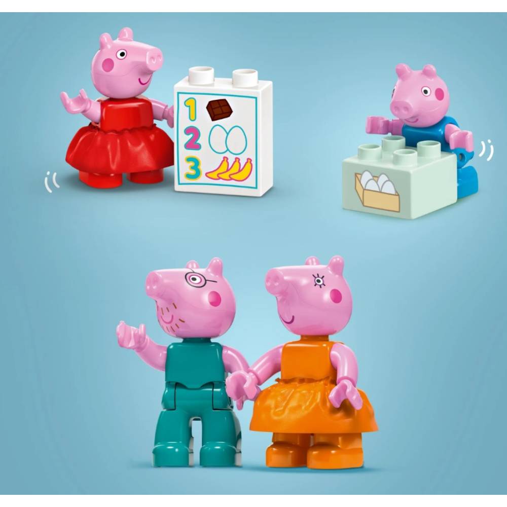 Фото Конструктор LEGO DUPLO Peppa Pig Супермаркет Пеппи (10434)