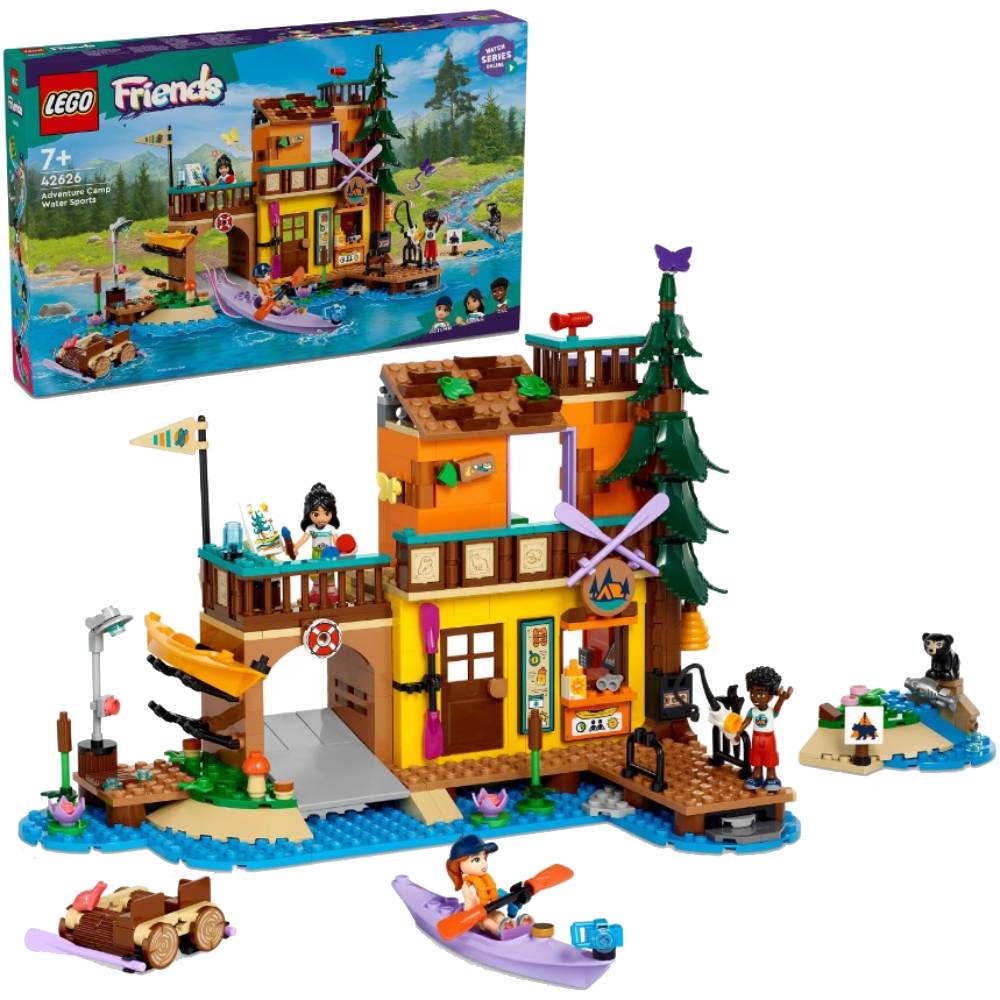 Конструктор LEGO Friends Водні види спорту у таборі пригод (42626)