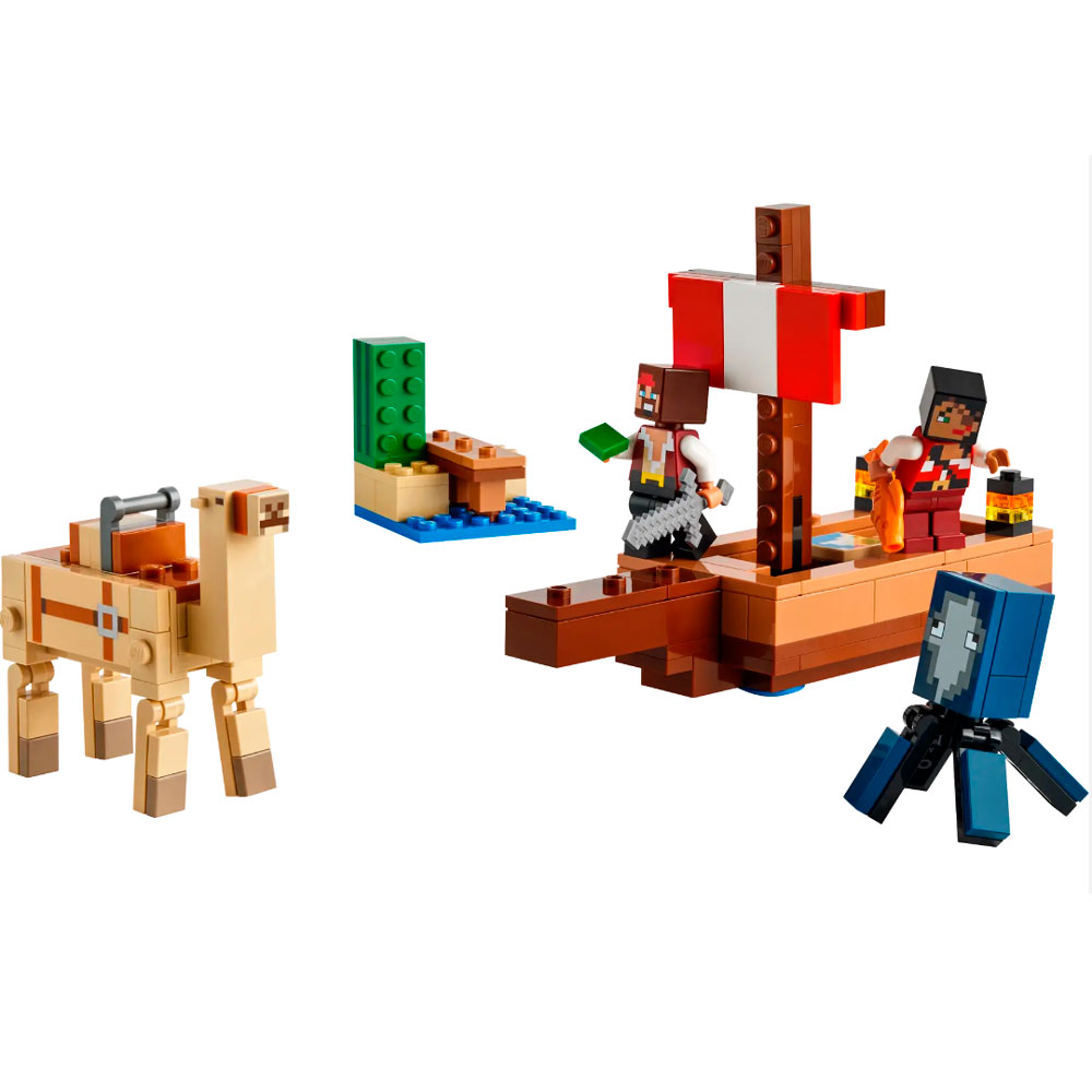 Конструктор LEGO Minecraft Путешествие на пиратском корабле (21259-) Тип классический