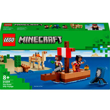 Конструктор LEGO Minecraft Путешествие на пиратском корабле (21259-)