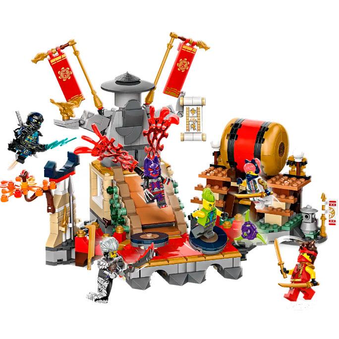 Конструктор LEGO Ninjago Боевая арена турнира (71818) Тематика герои фильмов и мультфильмов