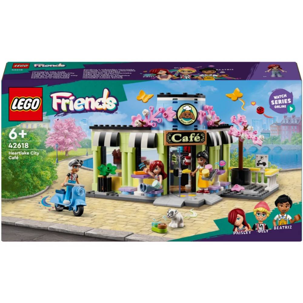 Конструктор LEGO Friends Кофейня Хартлейк-Сити (42618) Тематика герои фильмов и мультфильмов