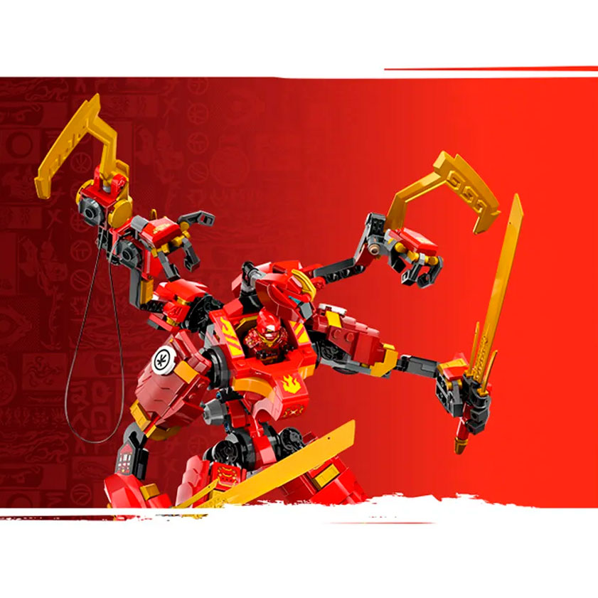 В Україні Конструктор LEGO Ninjago Робот-скелелаз ніндзя Кай (71812)