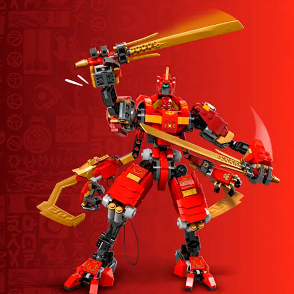 Изображение Конструктор LEGO Ninjago Робот-скалолаз ниндзя Кай (71812)