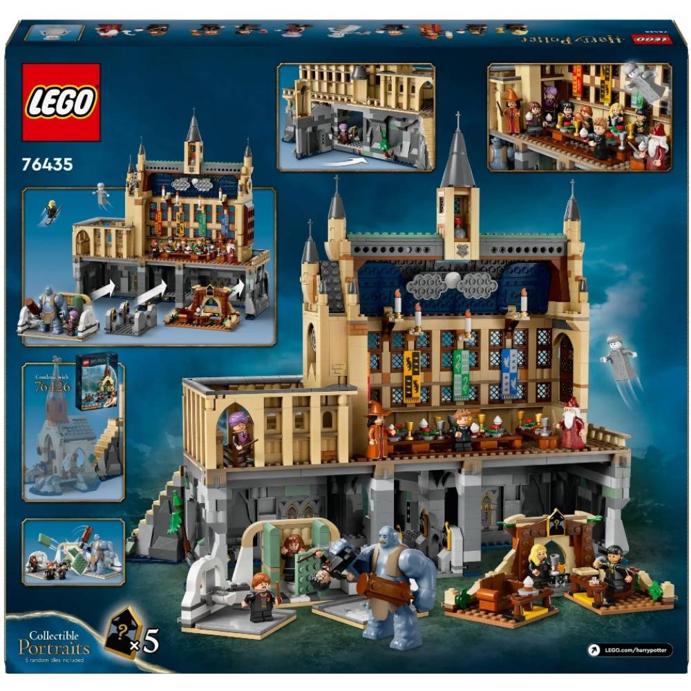 Конструктор LEGO Harry Potter Замок Хогвартс: Большой зал (76435) Тематика герои фильмов и мультфильмов