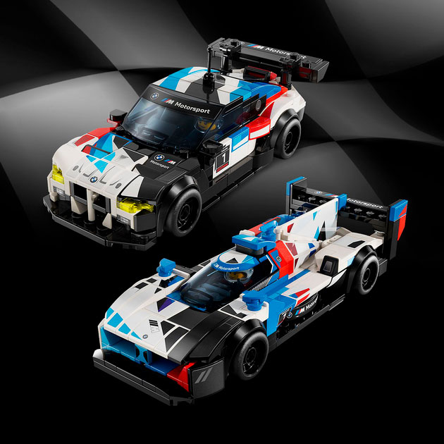 Покупка Конструктор LEGO Speed Champions Автомобили для гонок BMW M4 GT3 и BMW M Hybrid V8 (76922)