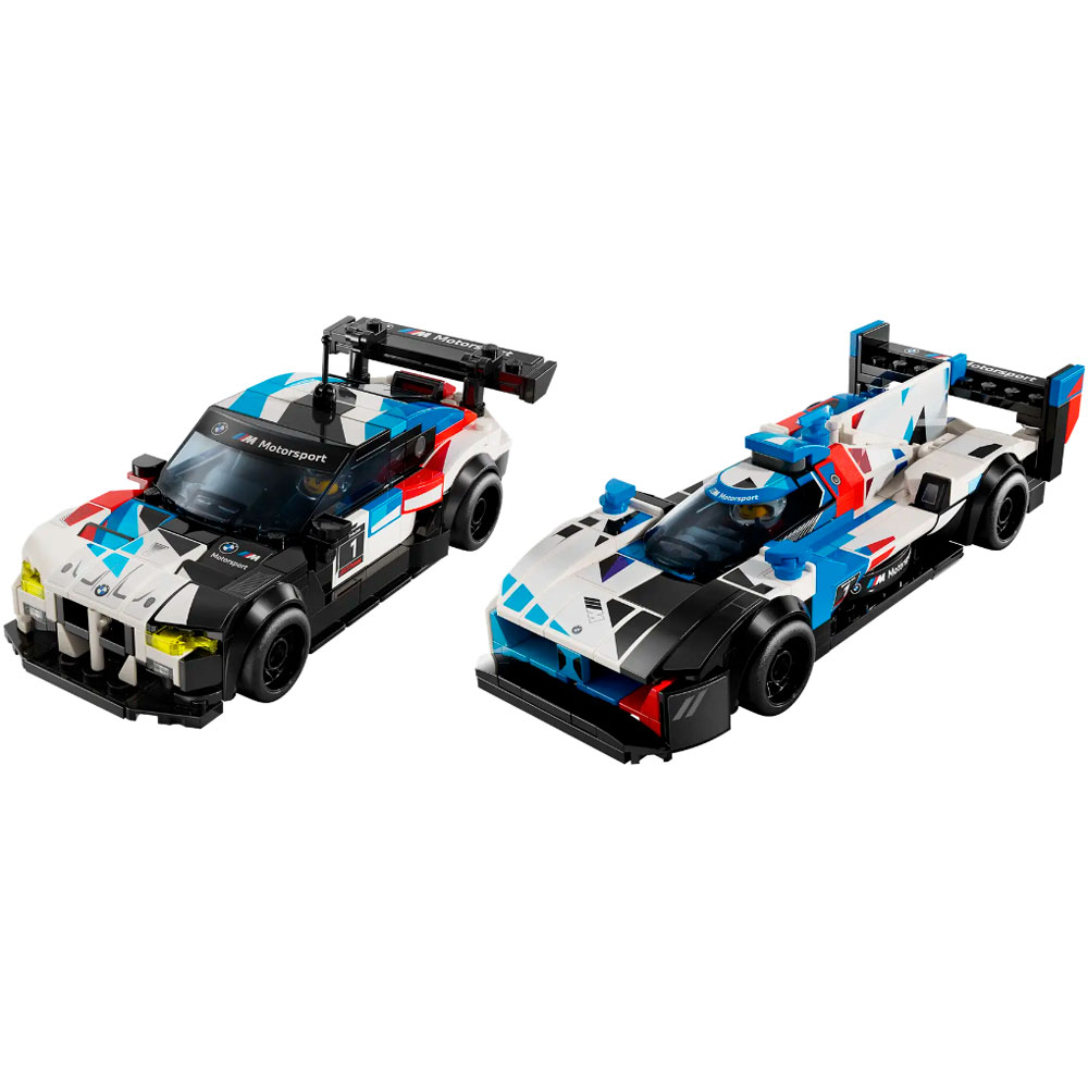 Конструктор LEGO Speed Champions Автомобілі для гонок BMW M4 GT3 та BMW M Hybrid V8 (76922) Тематика транспорт