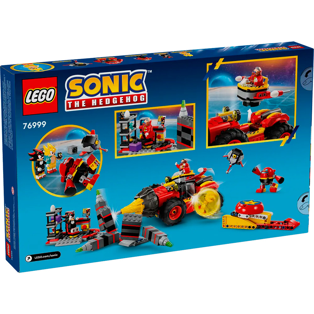 Конструктор Lego Sonic the Hedgehog Супер Соник против Эгг Дриллстера 590 деталей (76999)